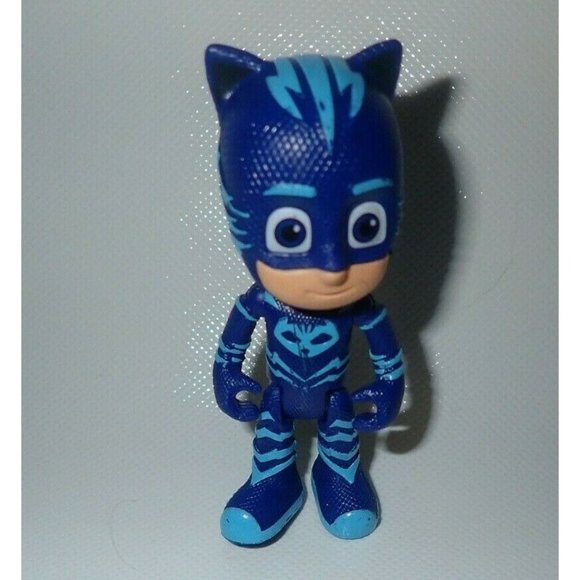 PJ Masks Turbo Blast Racer Vehicle Blue Cat-Car w/ Catboy Figure Set - Picture 3 of 6